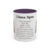 11oz Lhasa Apso Mug, Purple, front view