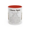 11oz Lhasa Apso Mug, Red, front view