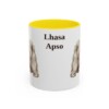 11oz Lhasa Apso Mug, Yellow, front view