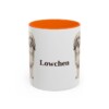 11oz Lowchen Mug, Orange, front view