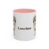 11oz Lowchen Mug, Pink, front view