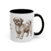 11oz Mal-Shi Latin Mug, Black, right side view