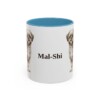11oz Mal-Shi Mug, Light Blue, front view