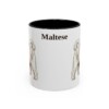 11oz Maltese Mug, Black, front view