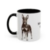 11oz Manchester Terrier Mug, Black, left side view