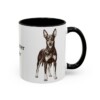 11oz Manchester Terrier Mug, Black, right side view