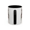 11oz Funny Manchester Terrier Mug, Black, back view