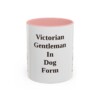 11oz Funny Manchester Terrier Mug, Pink, front view