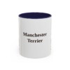11oz Manchester Terrier Mug, Navy, front view