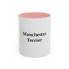 11oz Manchester Terrier Mug, Pink, front view