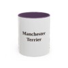 11oz Manchester Terrier Mug, Purple, front view