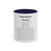 11oz Manchester Terrier Mug, Navy, front view