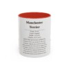 11oz Manchester Terrier Mug, Red, front view