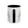 11oz Funny Mastiff Mug, Black, back view
