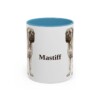 11oz Mastiff Mug, Light Blue, front view