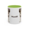 11oz Mastiff Mug, Light Green, front view