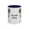 11oz Mastiff Dog Mom Mug, Navy, front view