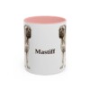 11oz Mastiff Mug, Pink, front view