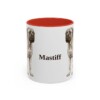 11oz Mastiff Mug, Red, front view