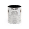 11oz Mastiff Mug, Black, front view