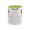 11oz Mastiff Mug, Light Green, front view