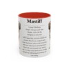 11oz Mastiff Mug, Red, front view