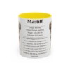 11oz Mastiff Mug, Yellow, front view