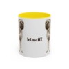 11oz Mastiff Mug, Yellow, front view