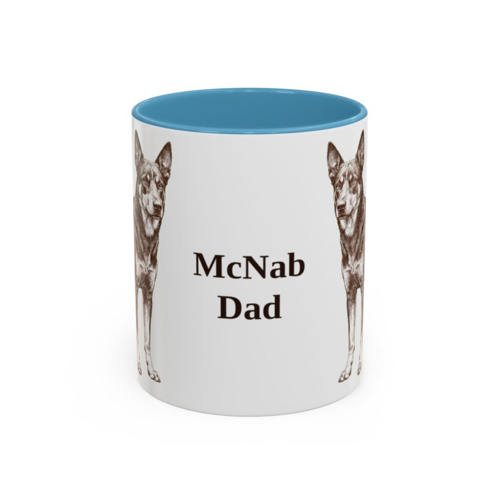 11oz-mcnab-mug-dad-light-blue 11oz McNab Dog Dad Mug, Light Blue, front view