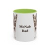 11oz-mcnab-mug-dad-light-green 11oz McNab Dog Dad Mug, Light Green, front view