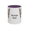 11oz-mcnab-mug-dad-purple 11oz McNab Dog Dad Mug, Purple, front view