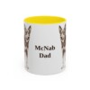 11oz-mcnab-mug-dad-yellow 11oz McNab Dog Dad Mug, Yellow, front view