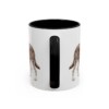 11oz Funny McNab Mug, Black, back view