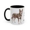 11oz Funny McNab Mug, Black, left side view