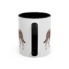 11oz McNab Latin Mug, Black, back view