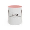 11oz McNab Latin Mug, Pink, front view