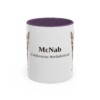 11oz McNab Latin Mug, Purple, front view