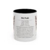 11oz McNab Mug, Black, front view