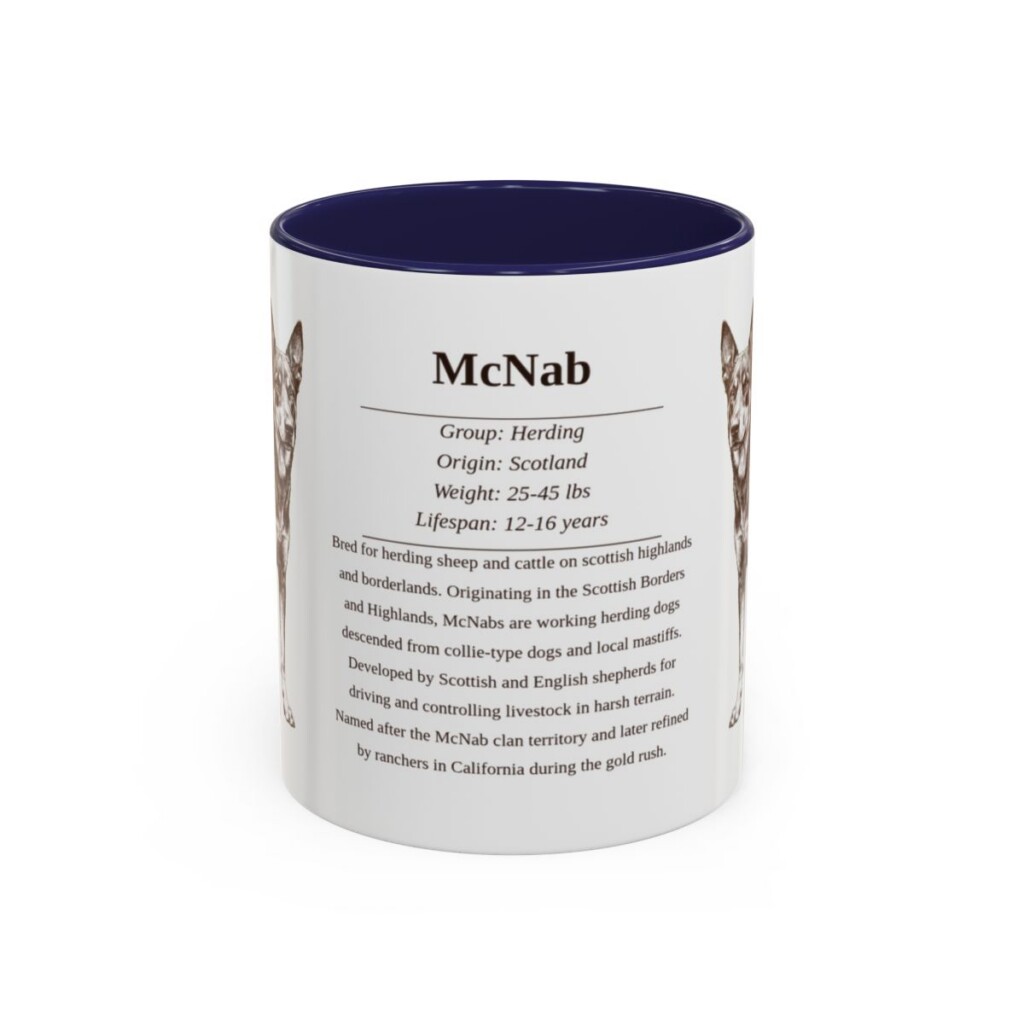 11oz McNab Mug, Navy, front view