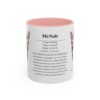 11oz McNab Mug, Pink, front view