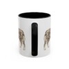11oz Miniature American Shepherd Mug, Black, back view