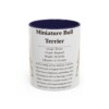 11oz-miniature-bull-terrier-mug-writeup-navy 11oz Miniature Bull Terrier Mug, Navy, front view