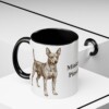 11oz Miniature Pinscher Mug, Black, lifestyle photo