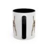 11oz Miniature Pinscher Dog Dad Mug, Black, back view