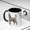 11oz Miniature Poodle Dog Dad Mug, Black, lifestyle photo