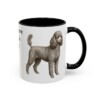 11oz Miniature Poodle Dog Dad Mug, Black, right side view