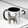 11oz Funny Miniature Poodle Mug, Black, lifestyle photo