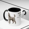 11oz miniature poodle mug, Black