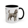 11oz miniature poodle mug, Black