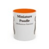 11oz miniature poodle mug, Orange